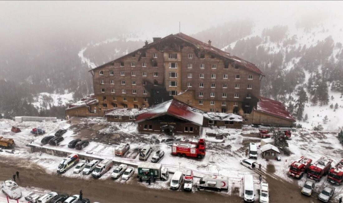 Bolu Cumhuriyet Başsavcılığı, Kartalkaya Kayak Merkezi’ndeki otel yangınında hayatını kaybedenlerin