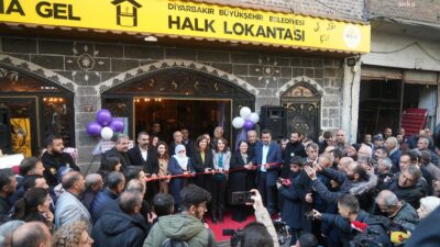 Diyarbakır Büyükşehir Belediyesi tarafından Halk Lokantası’nın üçüncüsü, Sur ilçesinde hizmete
