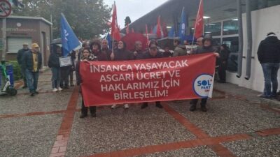 SOL Parti İzmir İl Örgütü, “Asgari değil insanca yaşayacak ücret