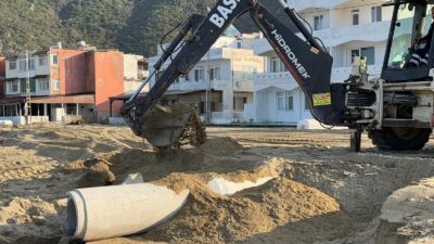 &nbsp;Erdek’te taşkın sorununa kalıcı çözüm Balıkesir Büyükşehir Belediyesi’ne bağlı BASKİ