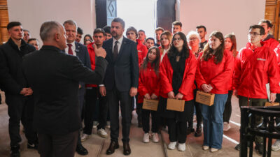  Başkan Görkem Duman mübadilleri ağırladı Buca Belediye Başkanı Görkem Duman,