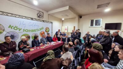 Ortahisar Belediye Başkanı Ahmet Kaya, ‘Köy Sohbetleri’ için gittiği Düzyurt