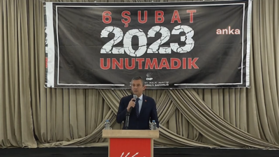  CHP Genel Başkanı Özgür Özel, 6 Şubat Depremleri’nin yıl dönümünde,