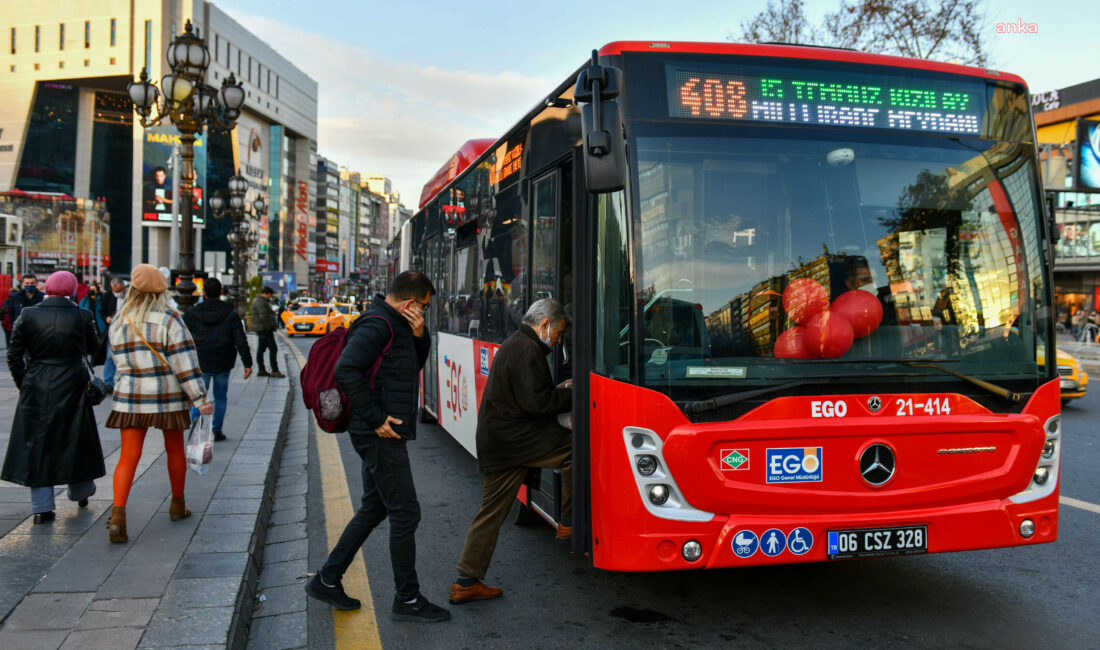 Başkent Ankara’da toplu taşıma giderleri, enflasyon ve yakıt fiyatlarındaki artış