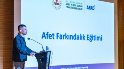 Manavgat Belediyesi Afet İşleri Müdürlüğü, ilçedeki muhtarlara yönelik “Afet Farkındalık