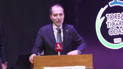  Yeniden Refah Partisi Genel Başkanı Fatih Erbakan, Torbalı’da düzenlenen Anadolu