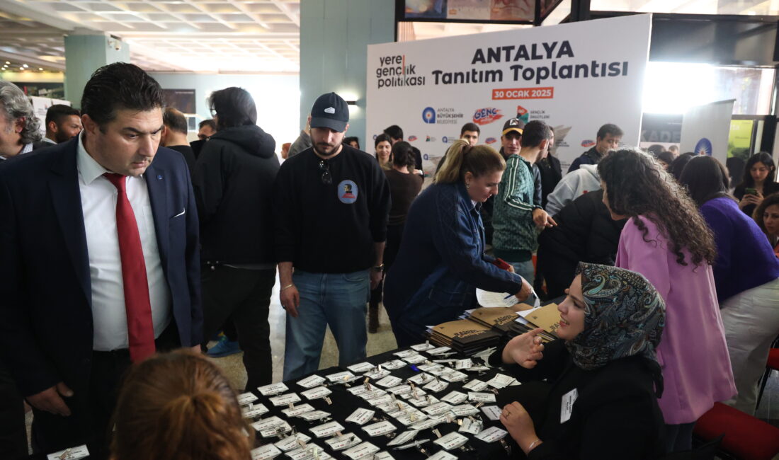 Antalya Büyükşehir Belediyesi ve Gençlik Örgütleri Forumu(GoFor) işbirliğiyle, Antalyalı gençlerin