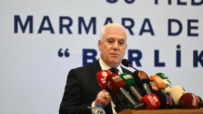 Bursa Büyükşehir Belediye Başkanı Mustafa Bozbey, Marmara Denizi’nin “Ben ölüyorum,