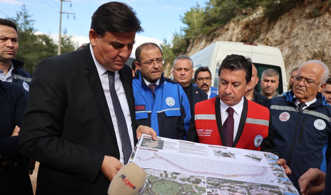 Muğla Büyükşehir Belediye Başkanı Ahmet Aras, 320 milyon TL’lik yatırımlayapımına