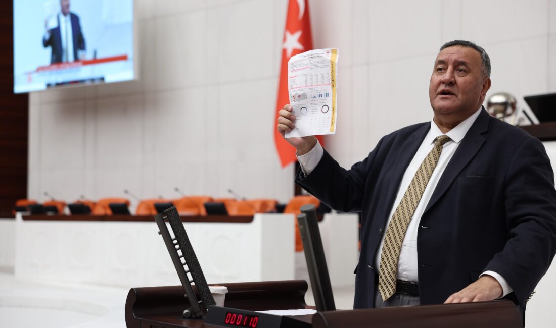 CHP Niğde Milletvekili Ömer Fethi Gürer, TBMM’de yaptığı konuşmada ekmeğin