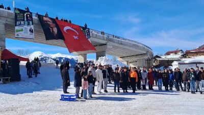 Artvin Ardanuç’ta düzenlenen “9. Geçitli Köyü Kar Festivali” kapsamında yapılan