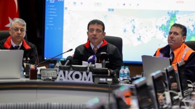  TBB ve İBB Başkanı Ekrem İmamoğlu, karlı bir hafta sonuna