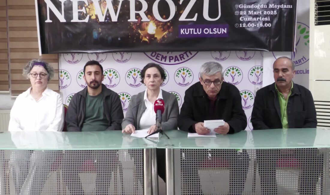  DEM Parti İzmir İl Örgütü, 22 Mart’ta Gündoğdu Meydanı’nda düzenlenecek Nevruz