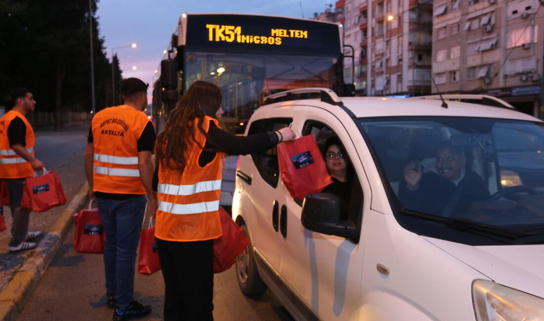 Kepez Belediyesi, Ramazan ayının manevi atmosferini paylaşmak ve iftara yetişemeyenlere