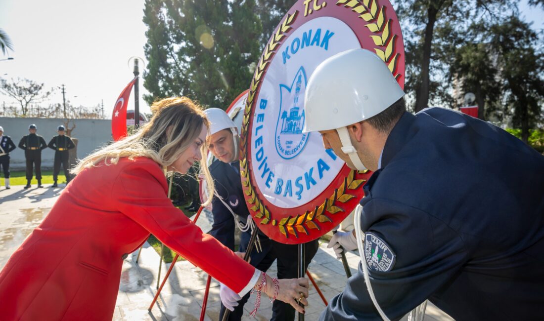 Konak Belediye Başkanı Nilüfer Çınarlı Mutlu, 18 Mart Çanakkale Zaferi