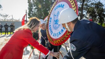 Konak Belediye Başkanı Nilüfer Çınarlı Mutlu, 18 Mart Çanakkale Zaferi