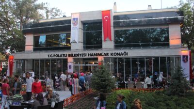 “POLATLI BELEDİYESİ YENİ HANIMLAR KONAĞI ŞEHİTLİK MAHALLESİ’NDE HİZMETE AÇILIYOR” Polatlı