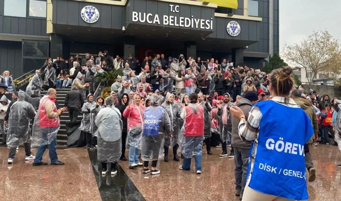 Buca’da bayram öncesi maaş krizi…. İşçiler iş bıraktı! Buca Belediyesi
