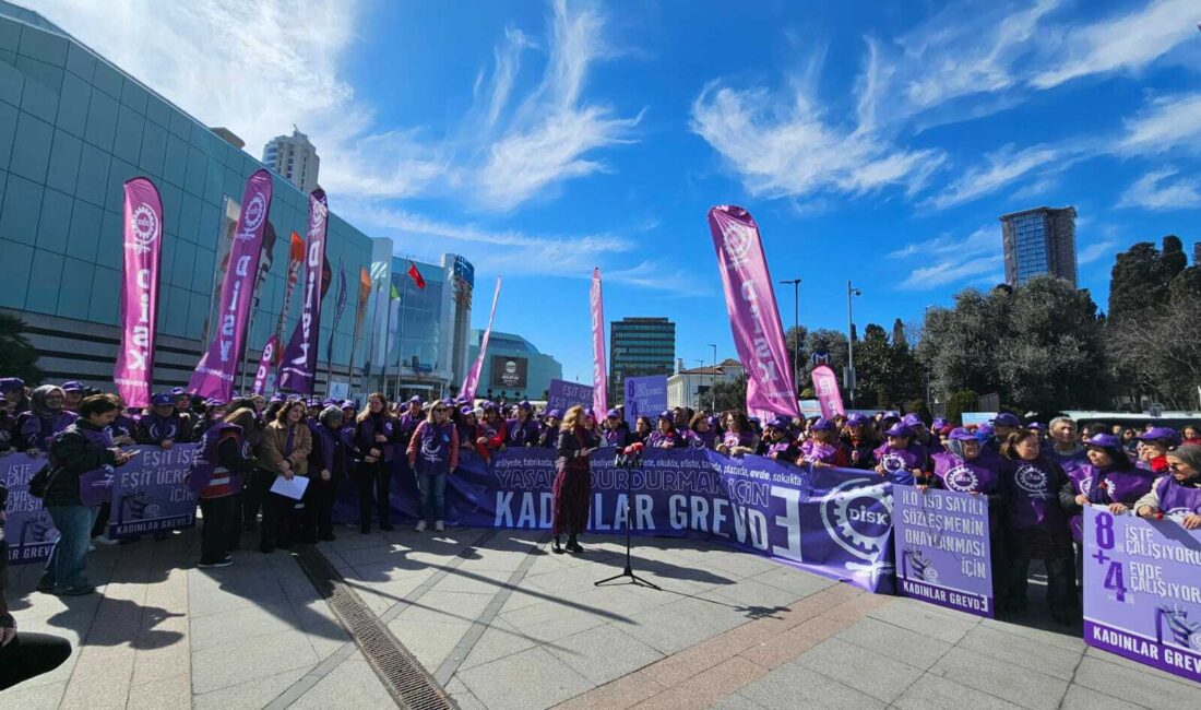  DİSK’li kadınlar, bugün yurt çapında “Yaptığımız işi, yıkadığımız bulaşığı, çamaşırı