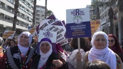  İzmir’de kadın örgütleri, 8 Mart Dünya Kadınlar Günü kapsamında bir