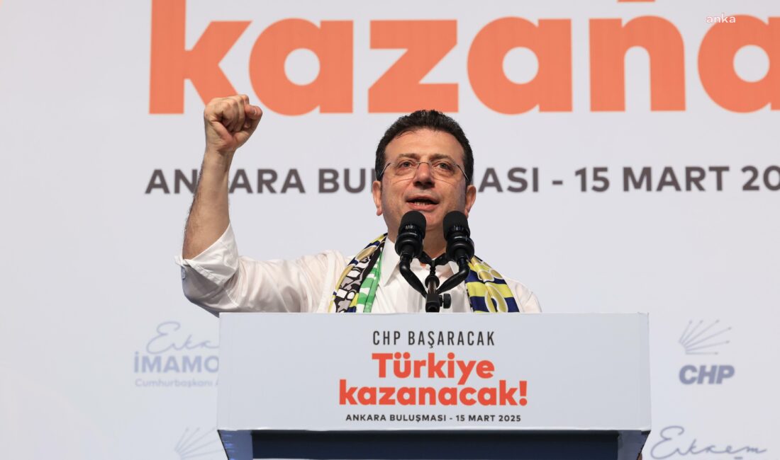 CHP’nin Cumhurbaşkanı aday adayı ve İstanbul Büyükşehir Belediye (İBB) Başkanı