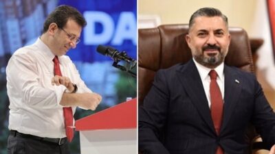 RTÜK Başkanı Ebubekir Şahin, İstanbul Büyükşehir Belediye Başkanı Ekrem İmamoğlu’nun