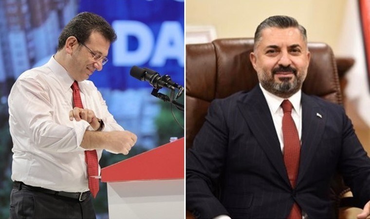RTÜK Başkanı Ebubekir Şahin, İstanbul Büyükşehir Belediye Başkanı Ekrem İmamoğlu’nun