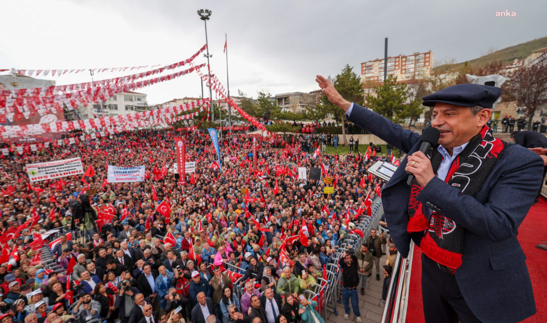 CHP’nin Yozgat’ta düzenlediği “Millet İradesine Sahip Çıkıyor” mitingi, kentte son yıllarda