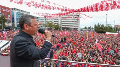 CHP Samsun İl Başkanı Mehmet Özdağ, yüz binleri Cumhuriyet Meydanı’nda