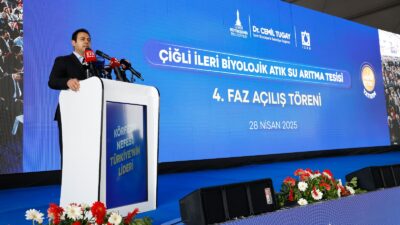 Körfez’e nefes olacak; Çiğli Atıksu Arıtma Tesisi’nin 4. fazı açıldı İzmir Büyükşehir Belediyesi şehrin en önemli çevre yatırımlarından birini tamamlayarak