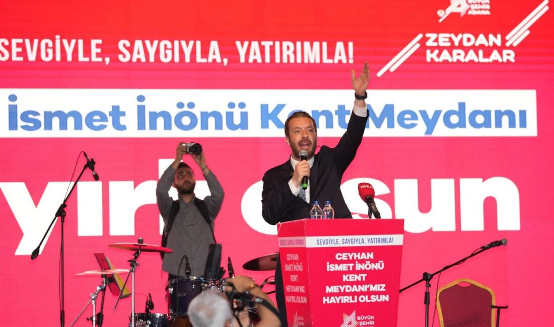 -Ceyhan’da yapılan dev kent meydanına İsmet İnönü’nün adı verildi-Ceyhan’da İsmet