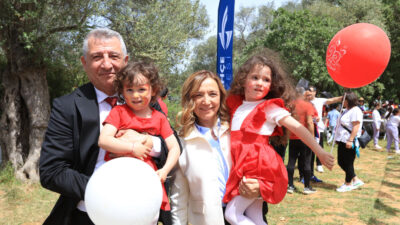 Güzelbahçe Belediyesi 23 Nisan Ulusal Egemenlik ve Çocuk Bayramı’nda çocuklar