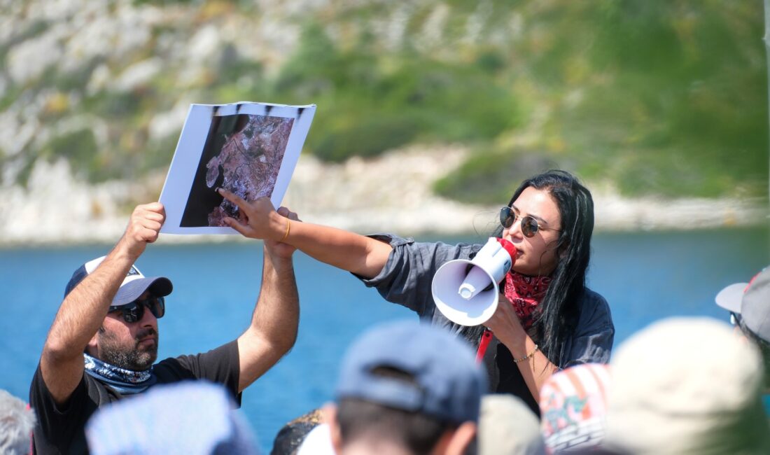 Bodrum Belediyesi tarafından gerçekleştirilen “kültür ve doğa yürüyüşü” Myndos Antik