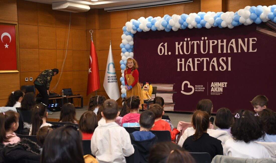 Başkan Akın miniklere kitapları sevdiriyor Balıkesir Büyükşehir Belediyesi tarafından 61.