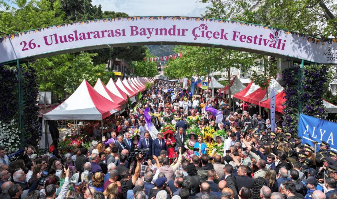 İzmir Büyükşehir Belediye Başkanı Dr. Cemil Tugay, 26. Uluslararası Bayındır