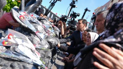 Manisa Büyükşehir Belediye Başkanı Ferdi Zeyrek, Manisa’nın Soma İlçesi’nde 13