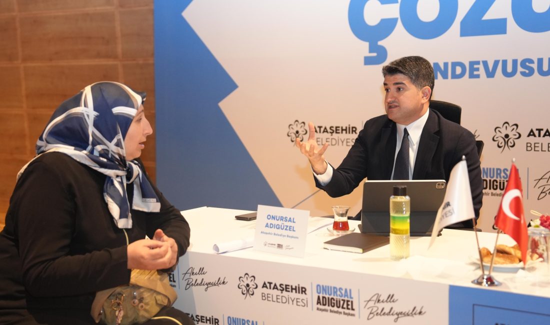 Ataşehir Belediyesi’nin “Söz Sizde, Çözüm Bizde” sloganıyla düzenlediği Halk Buluşmaları’nın