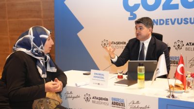 Ataşehir Belediyesi’nin “Söz Sizde, Çözüm Bizde” sloganıyla düzenlediği Halk Buluşmaları’nın