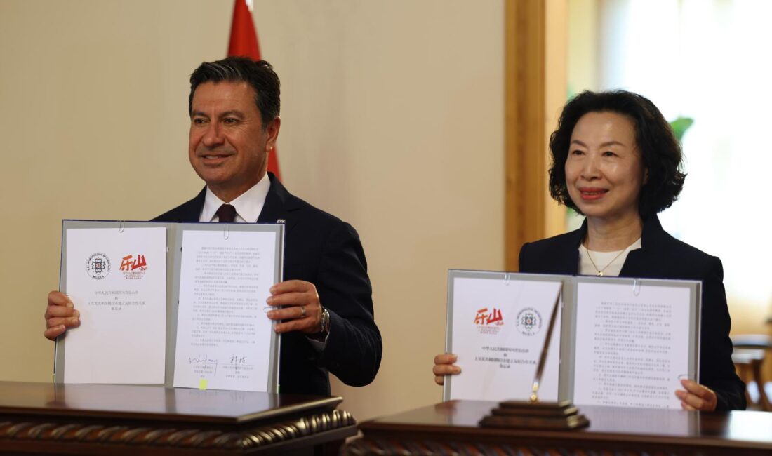 Muğla Büyükşehir Belediyesi ile Çin’in Leshan kenti arasında kardeş şehirprotokolü