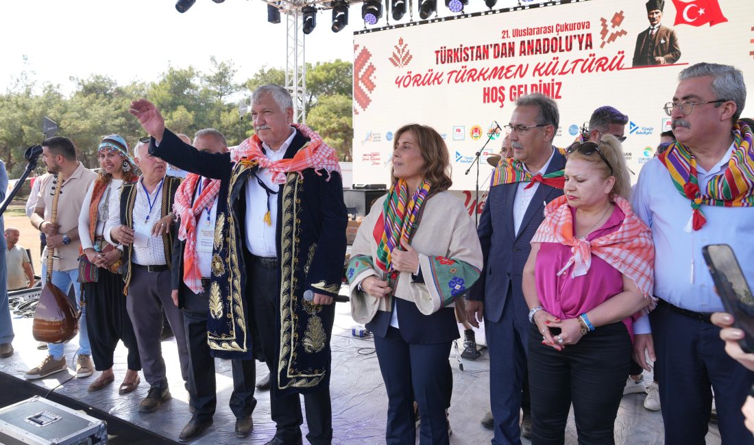 Türkistan’dan Anadolu’ya temasıyla bu yıl 21’incisi düzenlenen Uluslararası Çukurova Yörük