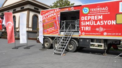  Büyükşehir’in Deprem Simülasyon Tırı yarın Edremit’te Depreme karşı daha güvenli