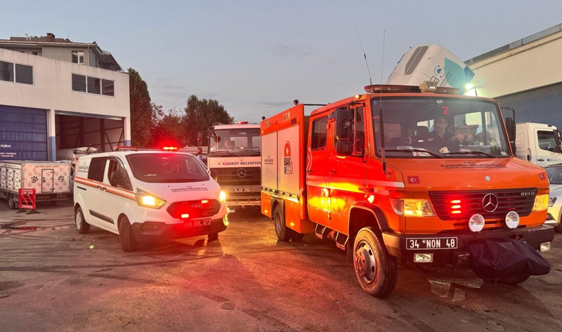 Kadıköy Belediyesi Kentsel Arama Kurtarma Takımı BAK Kadıköy, İzmir’deki orman