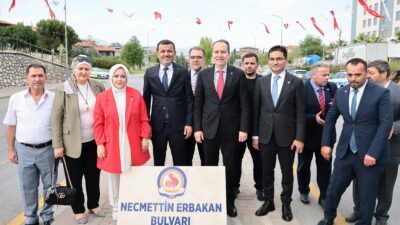 Yeniden Refah Partisi Genel Başkanı Fatih Erbakan, Denizli’de babası merhum