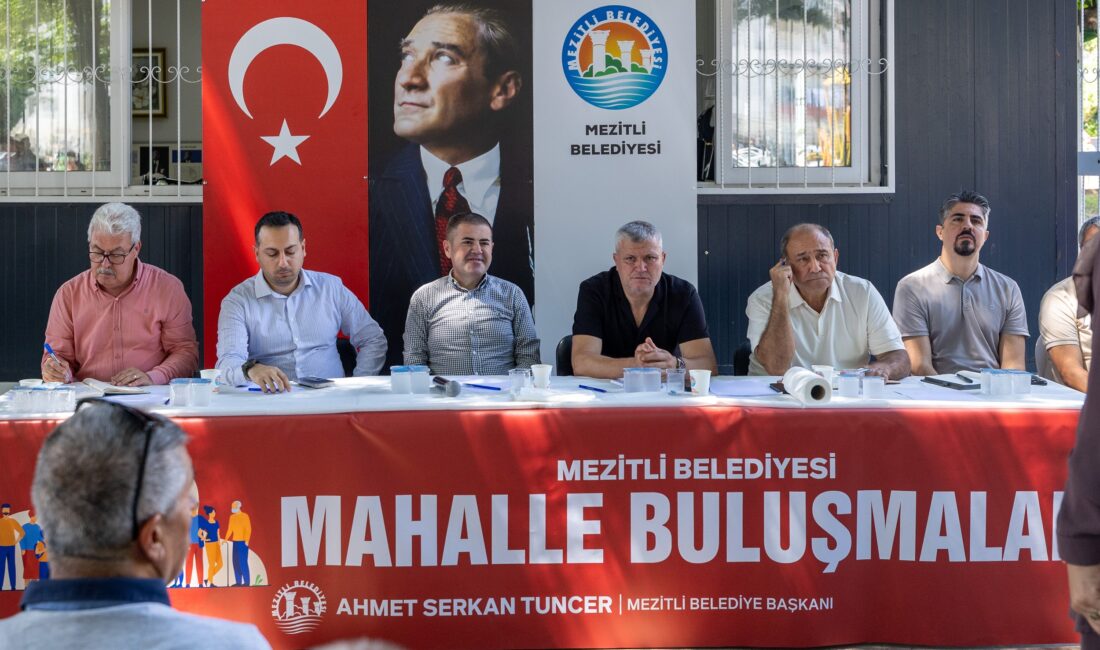 BAŞKAN TUNCER HER GÜN BİR MAHALLEDE HALKLA BULUŞUYOR