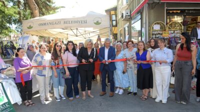 
Üretici kadınlar Sümbüllü Bahçe Kadın Girişimciler Sokağı’nda buluştu
