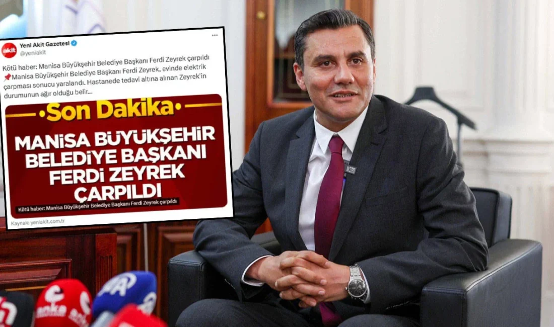 Manisa Büyükşehir Belediye Başkanı Ferdi Zeyrek’in elektrik çarpması sonucu ağır