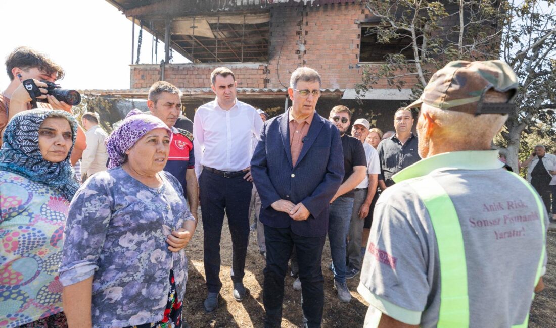 Yanan yerleşim yerlerinde barınma sorununa hızlı çözüm