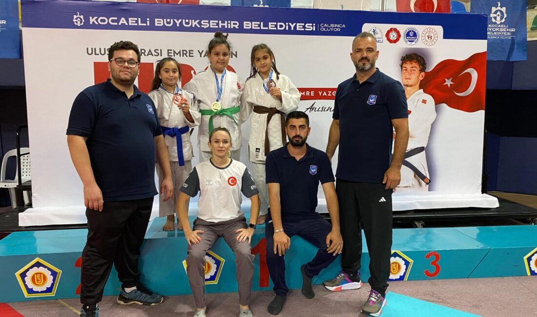 Yunusemre Belediyespor’un altyapı judocuları, Kocaeli’de düzenlenen Emre Yazgan Uluslararası Süper