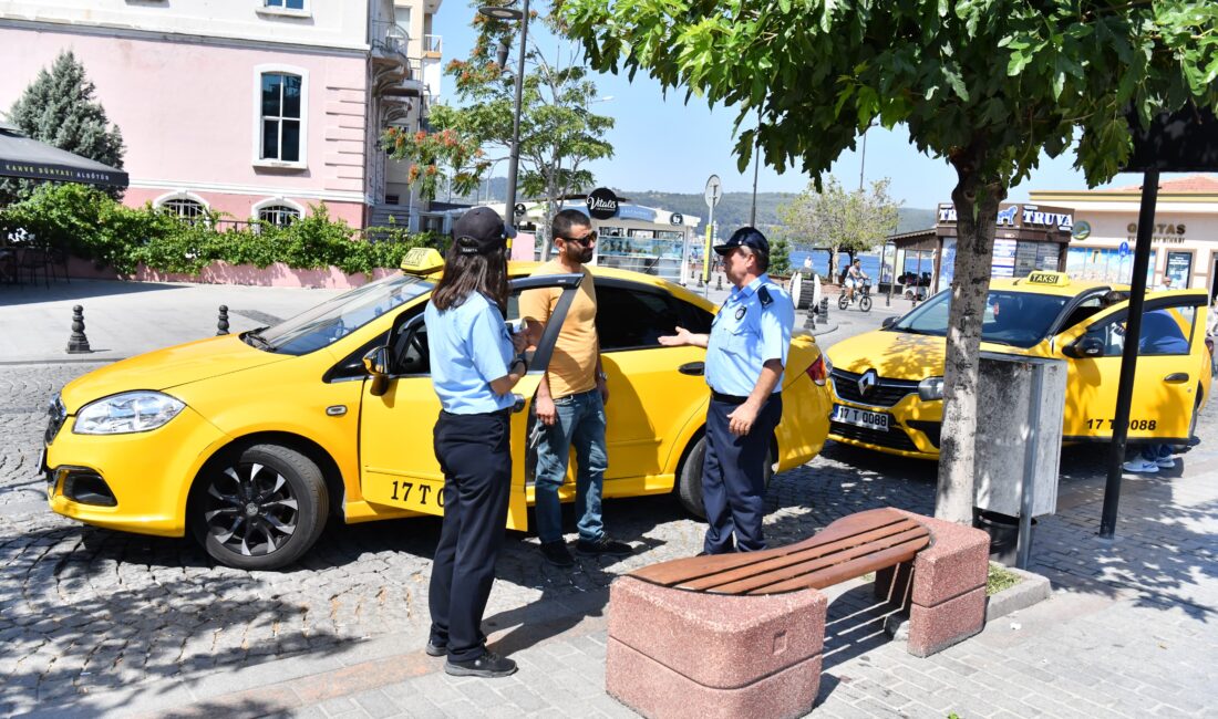 Çanakkale Belediyesi ekiplerince kent içi ulaşım hizmetlerinin geliştirilmesine yönelik çalışma