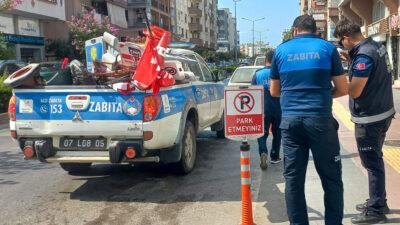Manavgat Belediyesi Zabıta Müdürlüğü ekipleri, ilçe genelinde kamu düzenini korumak,